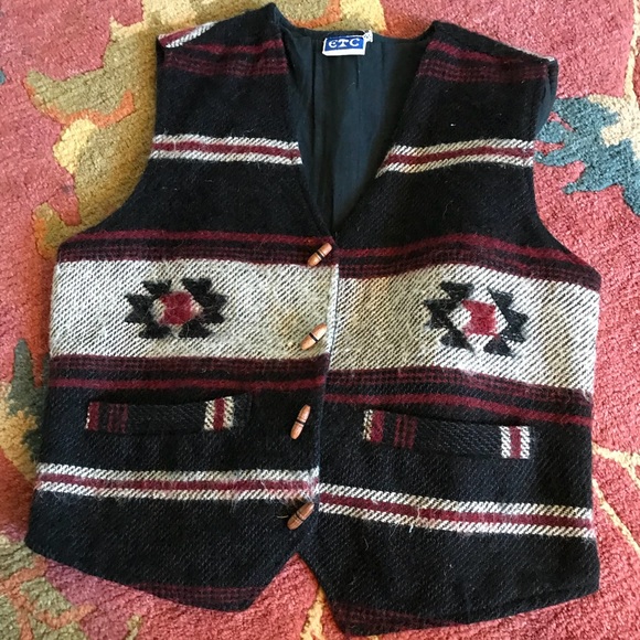 Vintage Wool Vest - Picture 1 of 3
